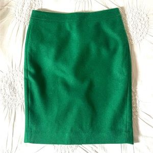 J Crew wool blend A line skirt
